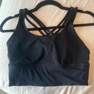 Black Women's Sports Bra